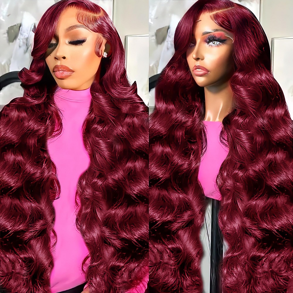 Burgundy 13x4 Body Wave Lace F - Aglaonema Red recensie en prijs
